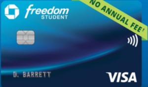 Chase Freedom Student Credit Card rickita.com