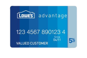 Lowe's Advantage Card rickita.com